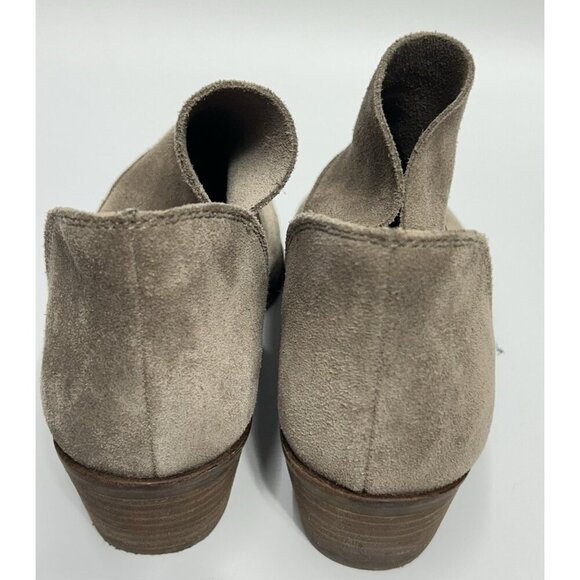 Lucky Brand Fahmida Ankle Boots Booties Brown Suede Women’s 7.5 Tan Casual - Picture 4 of 8